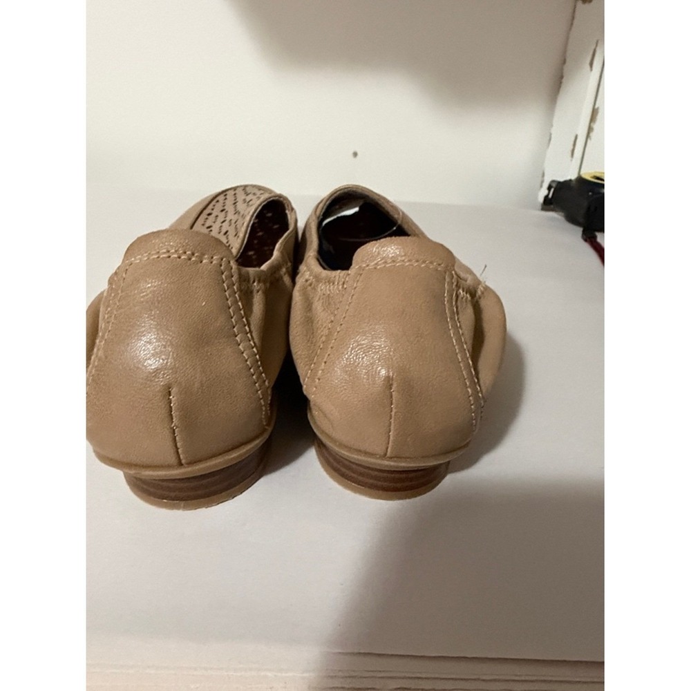 Clarks Tan Leather‎ Perforated Loafers - Picture 4 of 6